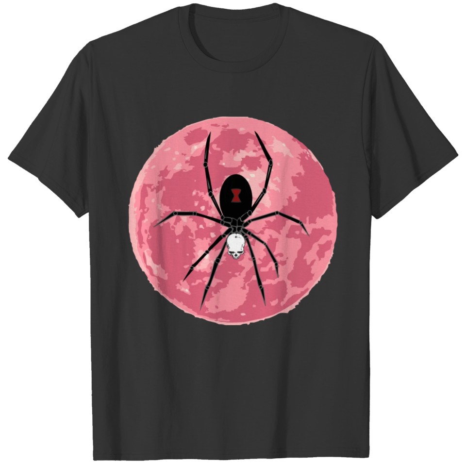 Spider on the moon T-shirt
