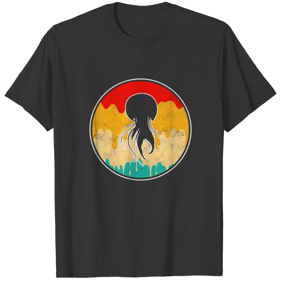 jellyfish retro T-shirt