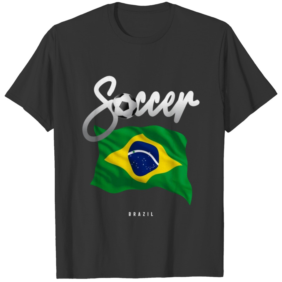 Brazil Soccer - Brazilian Flag T-shirt