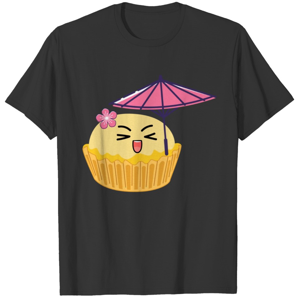 Cute kawaii candy with wide smile japanese cartoon T-shirt