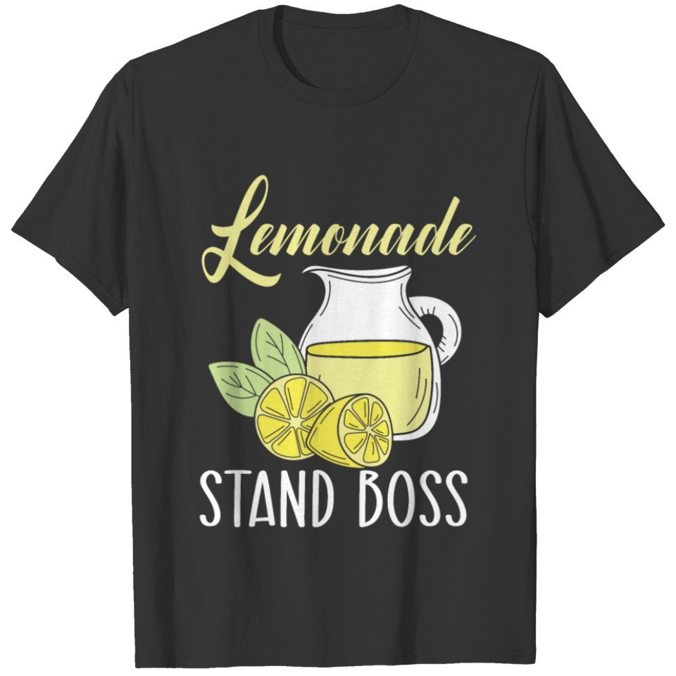 Lemonade Stand Boss Lemon Lover Fruit Business T Shirts