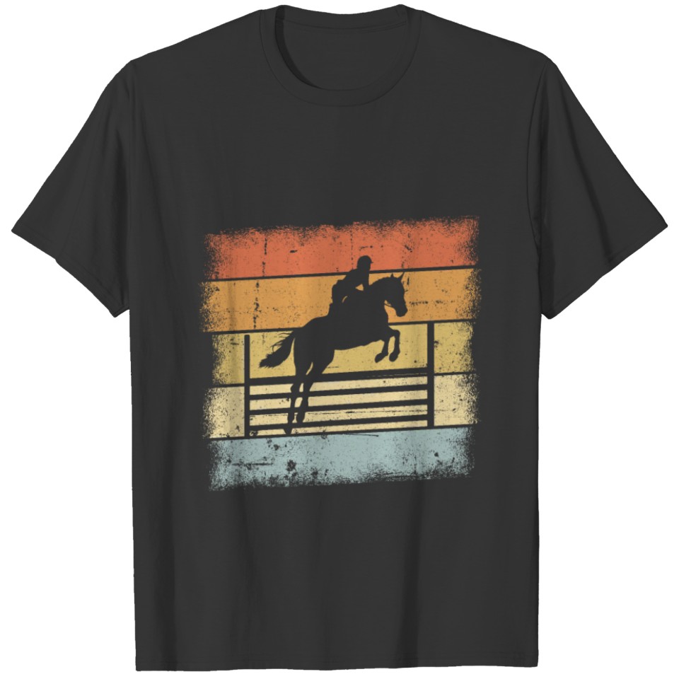 Horse Jumping Design T-shirt
