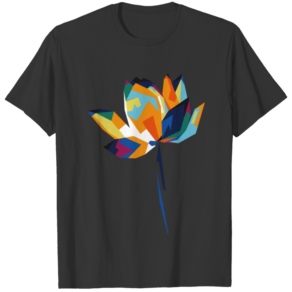 lotus colorful T Shirts