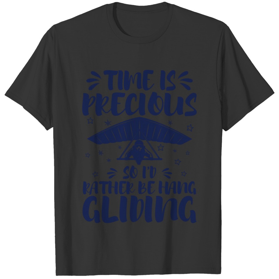 Rather Be Hang Gliding Kite Flying Quotes Gifts T-shirt