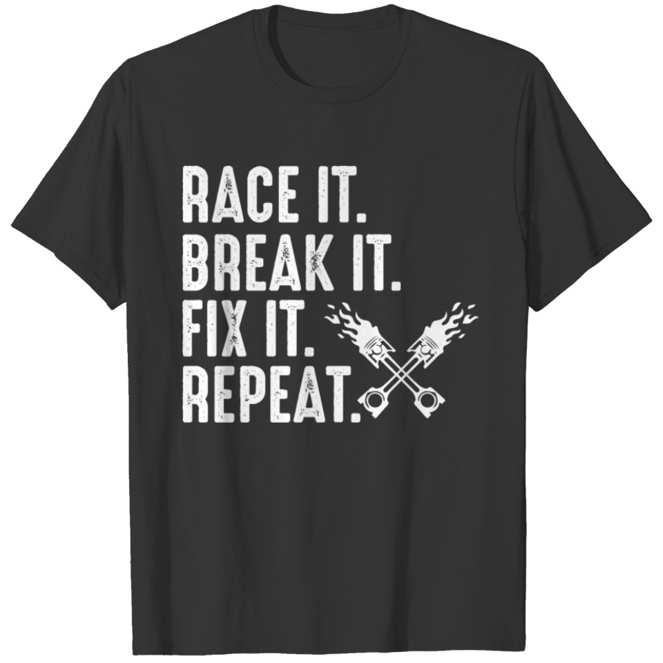 Racing mechanic, garage guy T-shirt