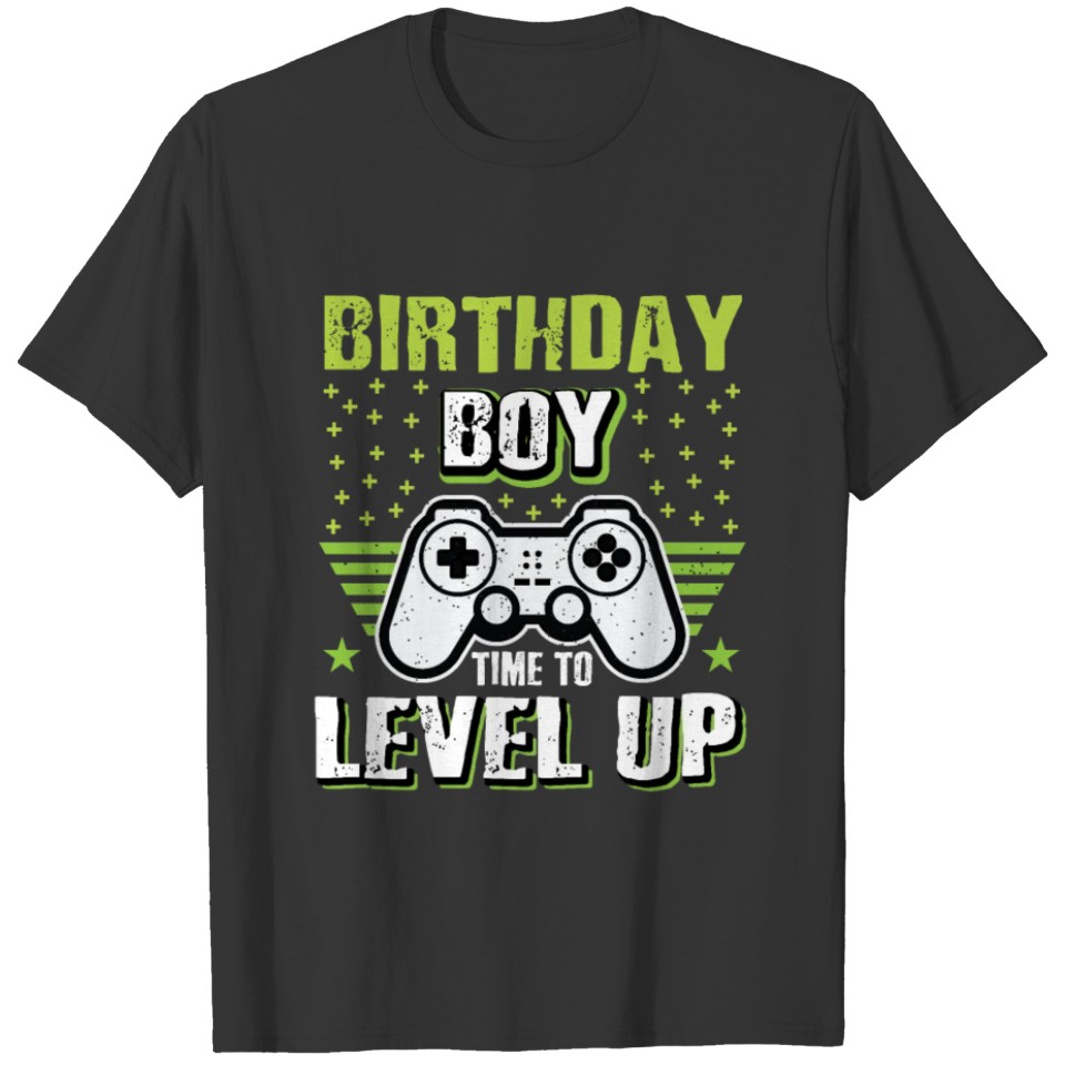 Birthday Boy Time To Level Up Video Games Online G T Shirts
