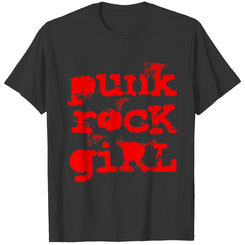 Punk Rock Girl T Shirts