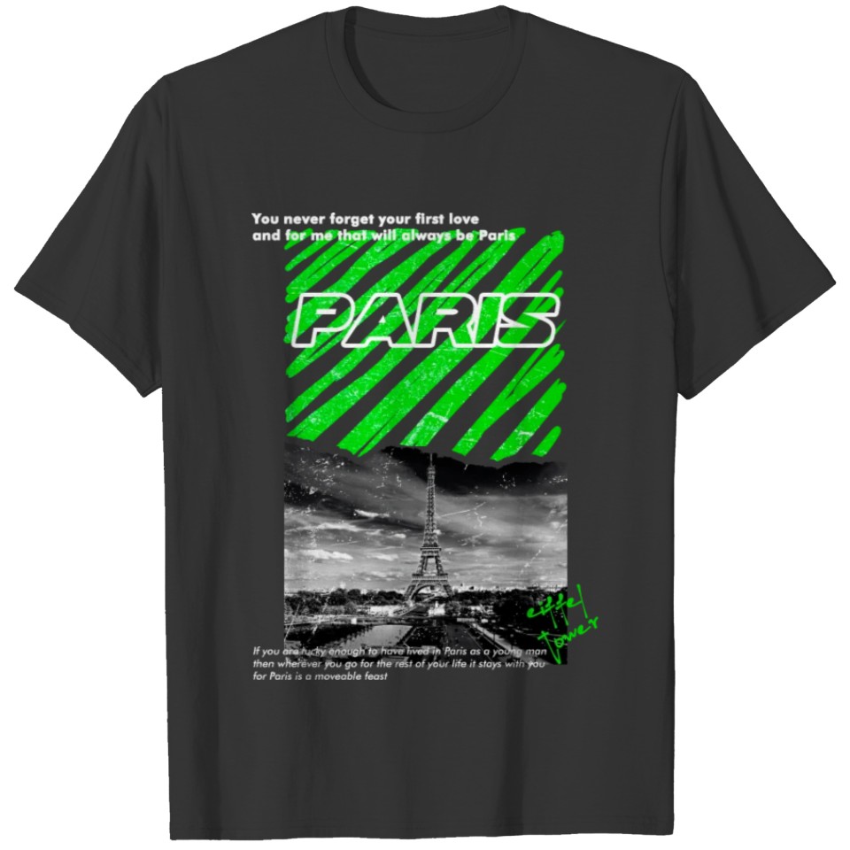 PARIS STREETWEAR DESIGN T Shirts