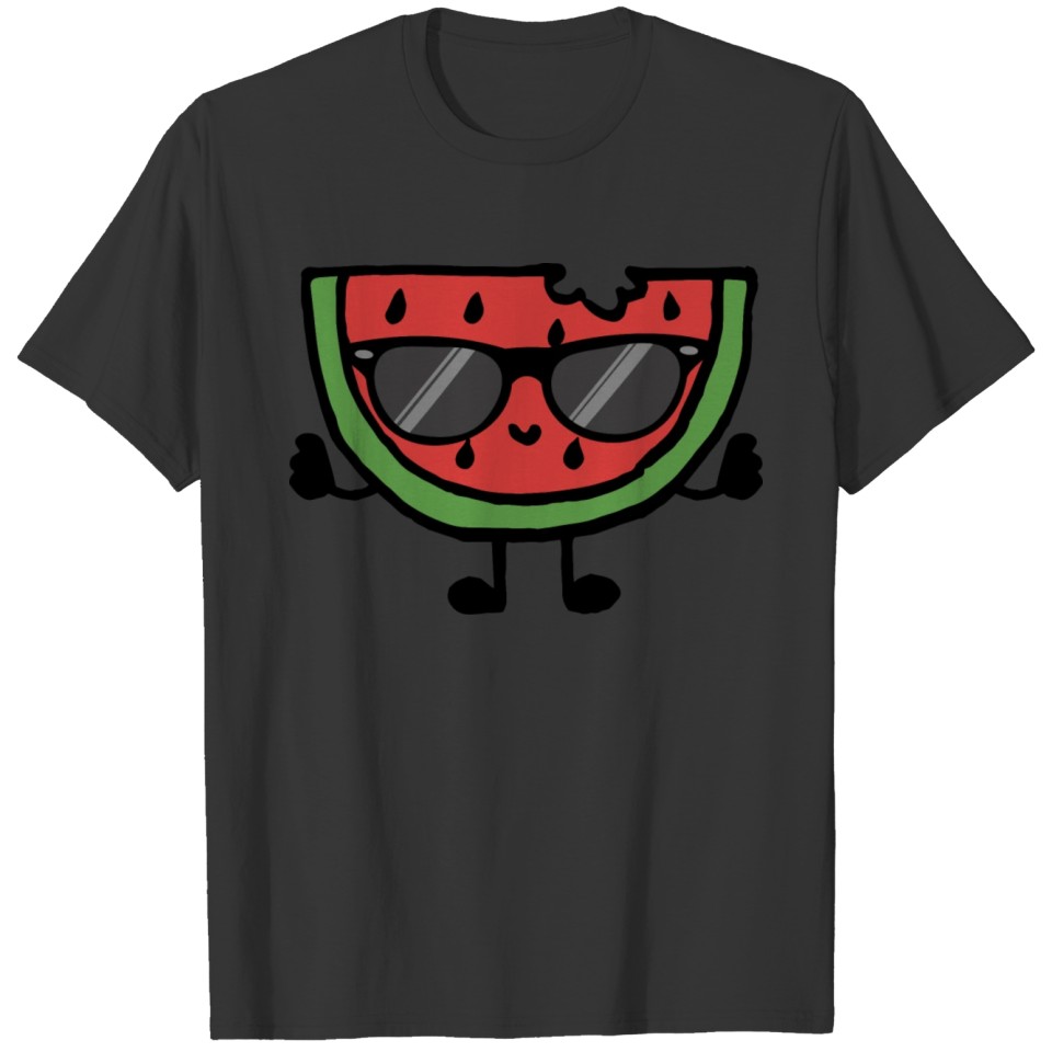 watermelon with sunglasses Baby Boy Girl Graphic T Shirts