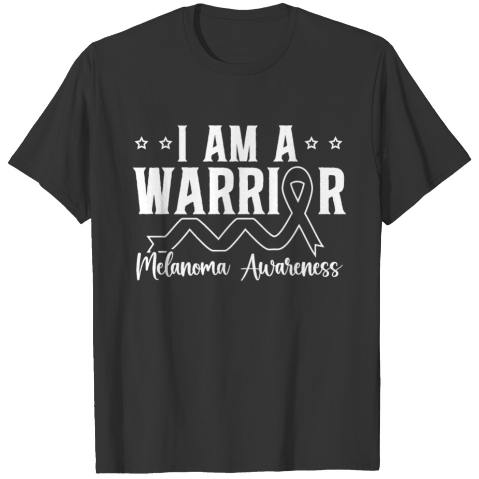 I'm A Warrior Skin Cancer Melanoma Awareness T Shirts