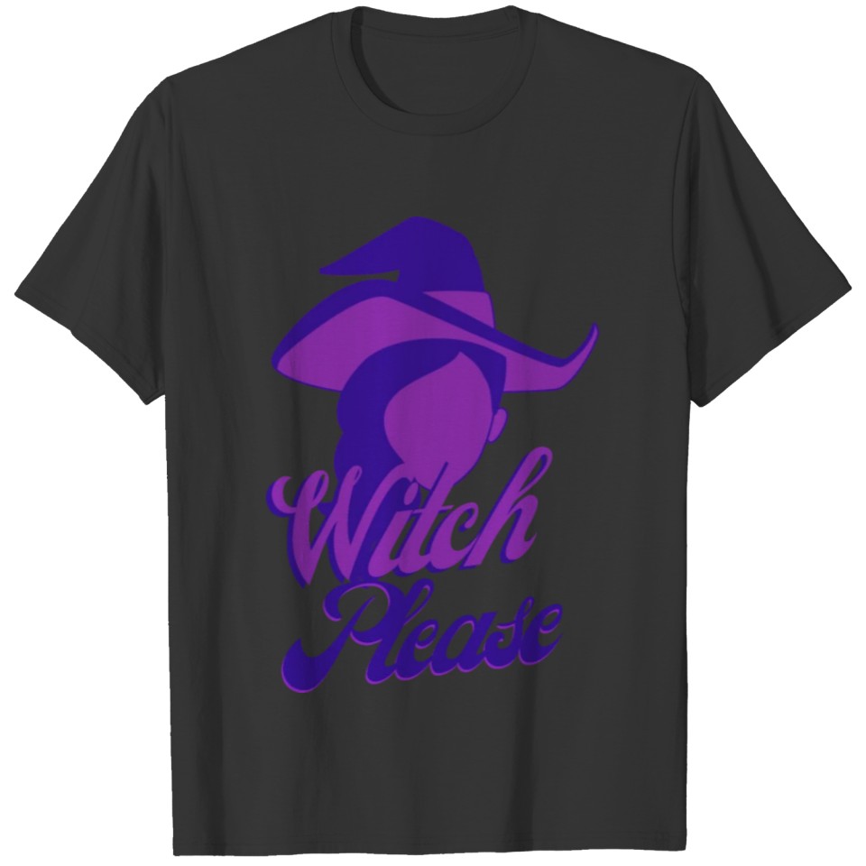 Witch Please Purple T Shirts