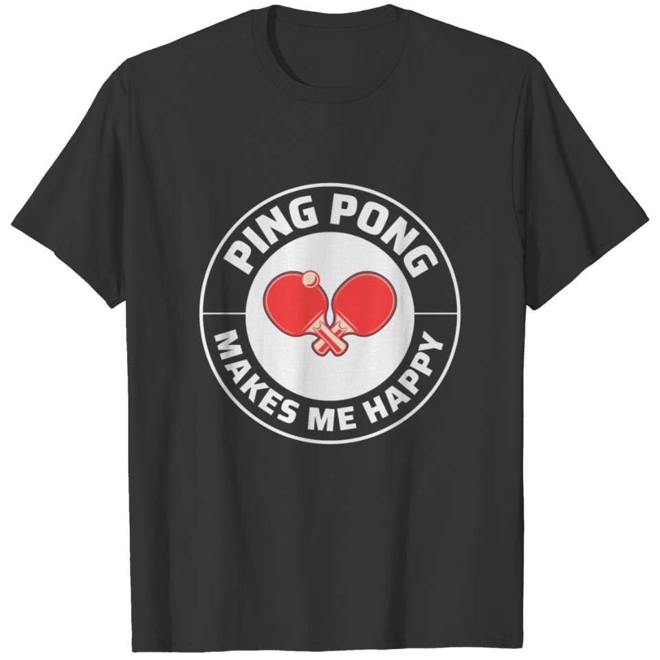 Ping Pong Master Table Tennis Coach Paddle Player T Shirts
