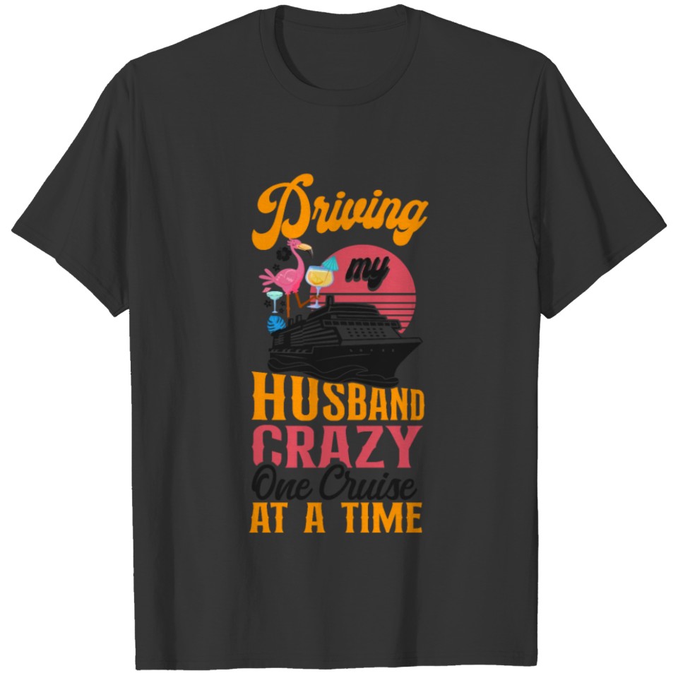 Cruise Ship Vacation Husband Wife T Shirts