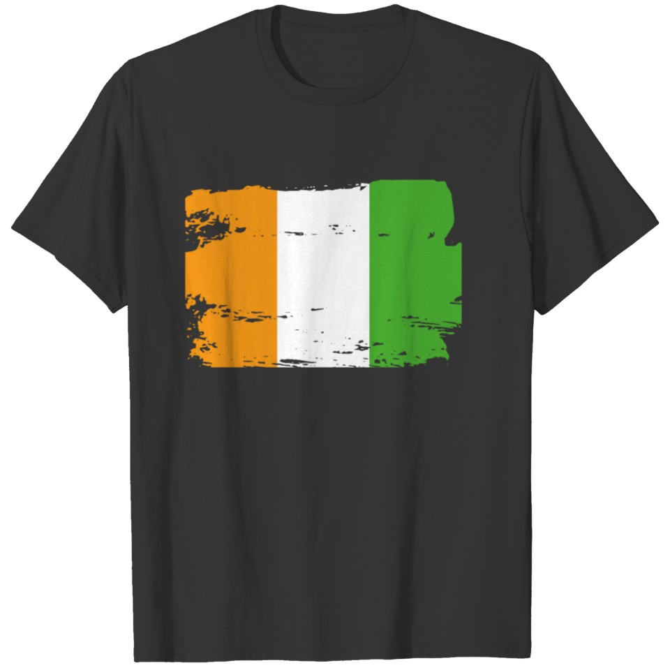 Official Cote D'Ivoire Flag Ivory Coast Country T Shirts
