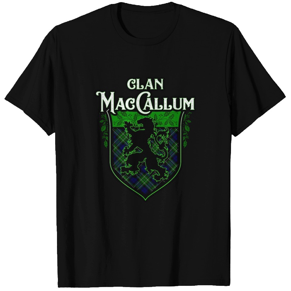 Swinton Tartan T-shirt - Lion Rampant And Celtic Thistle Style