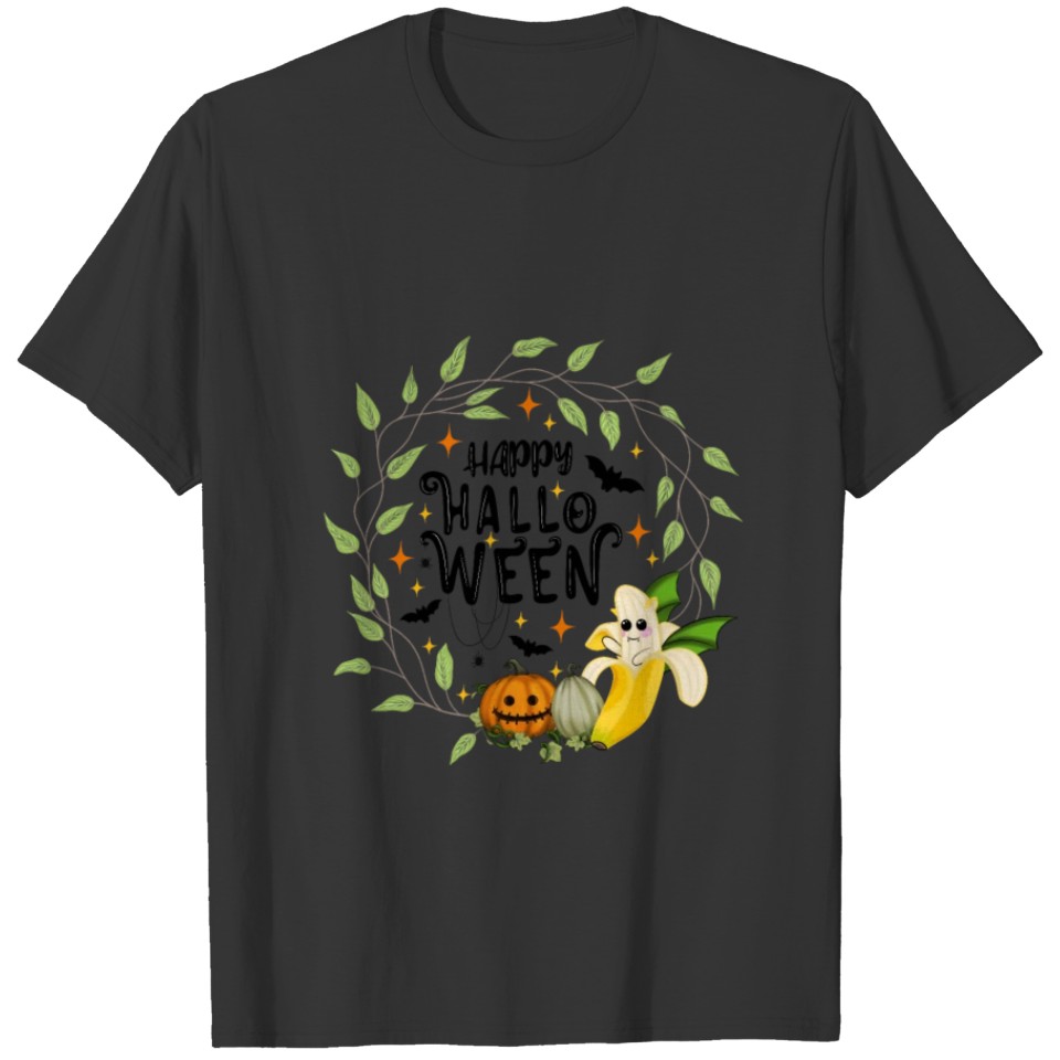 Bat Banana - Happy Halloween T Shirts
