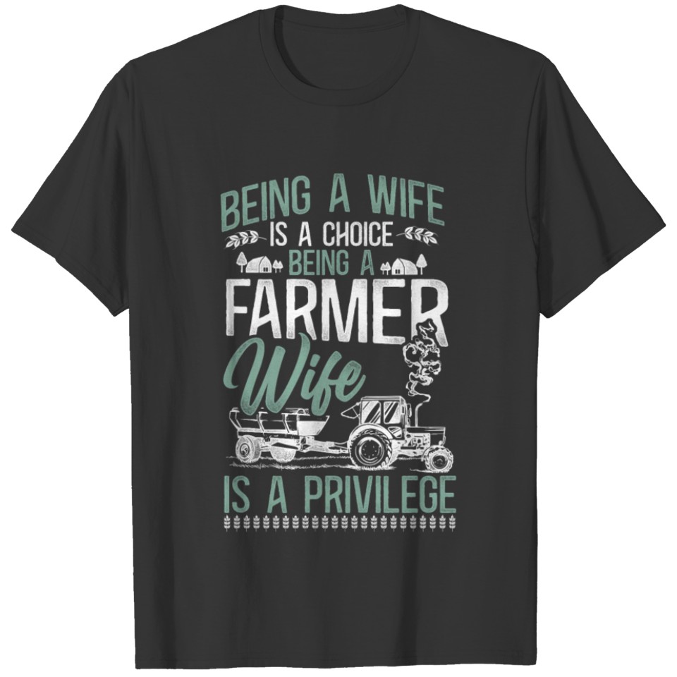 Farming Farmer Wife Tractor T Shirts