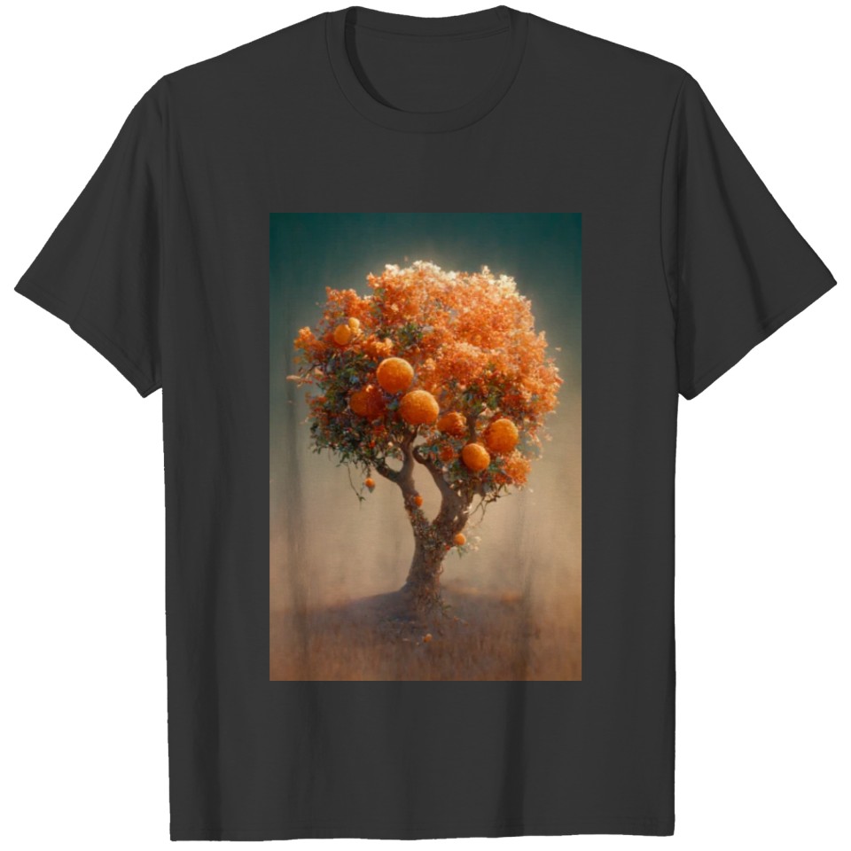 Autumn Orange Tree T Shirts