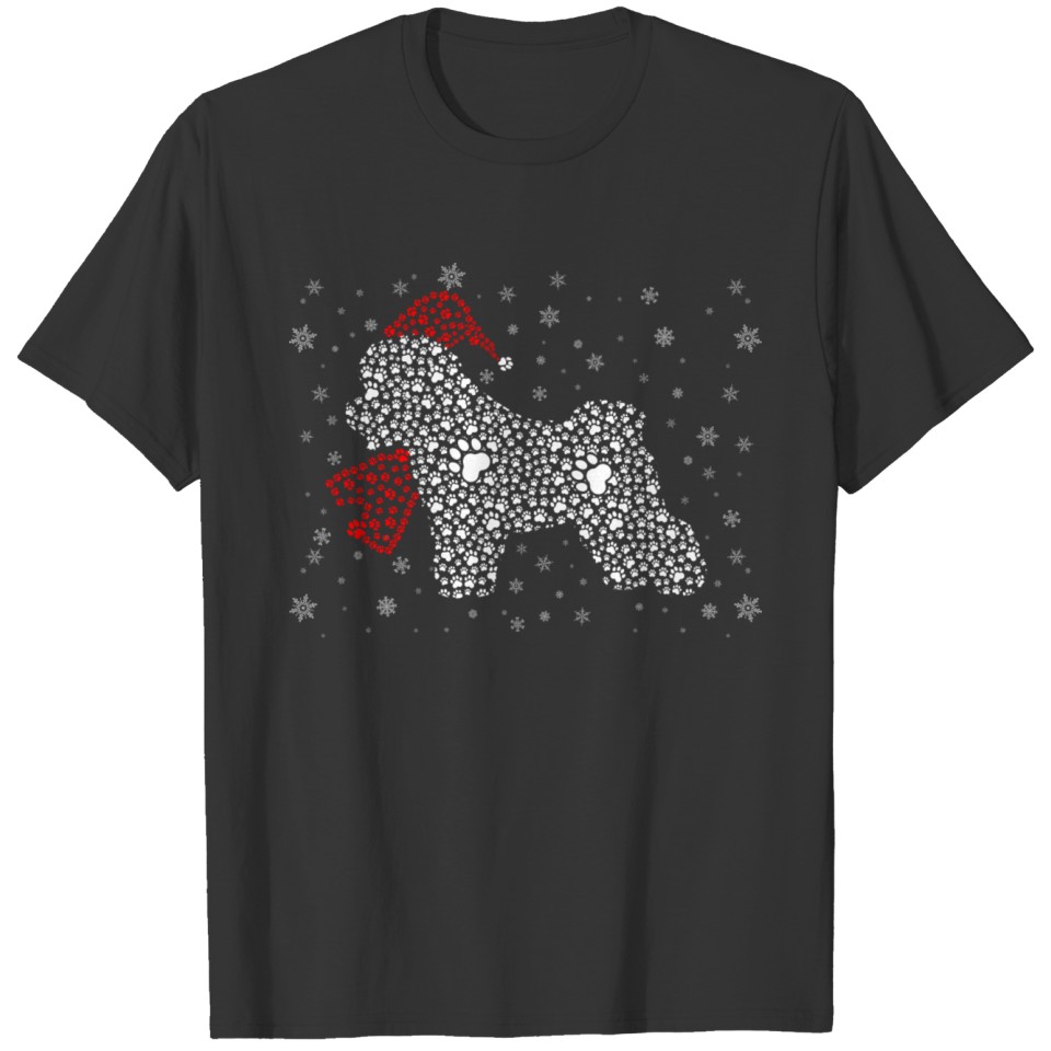 Bichon Frise Christmas Dog Santa Xmas Pajama T Shirts