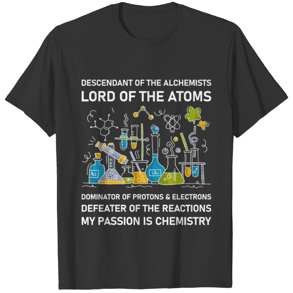 Chemistry Chemist Alchemists Alchemy Chemical T Shirts