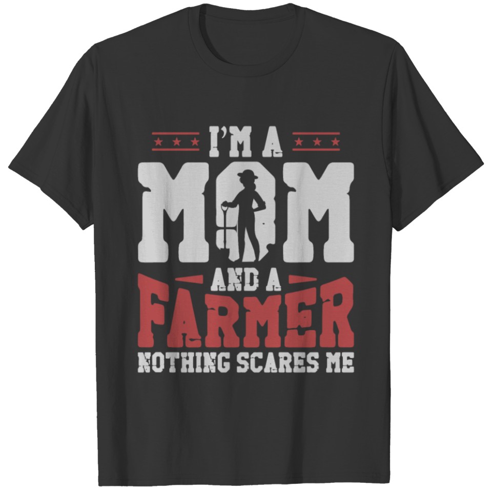 Farming Farmer Mom Mother Vintage T Shirts