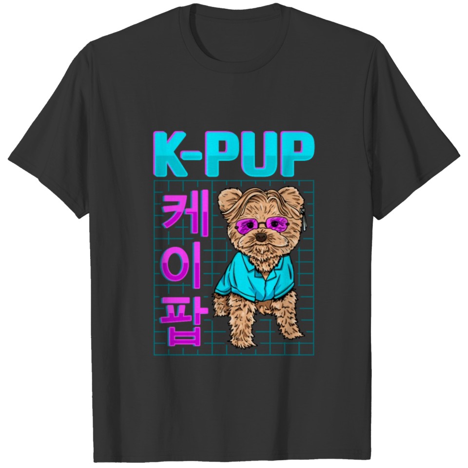 K POP Dog Designs for a Korean Pop Fan T Shirts