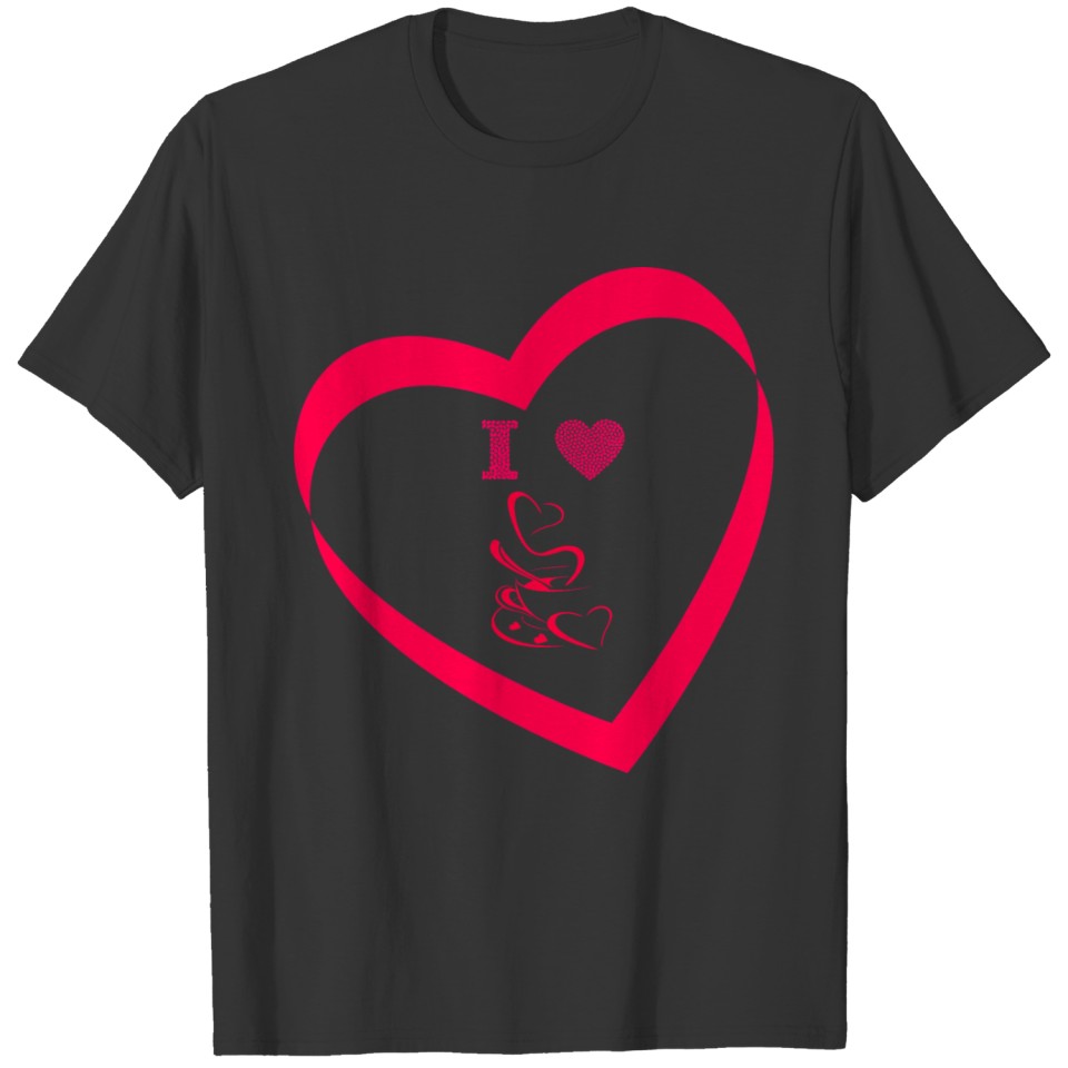 love of coffee pink T Shirts