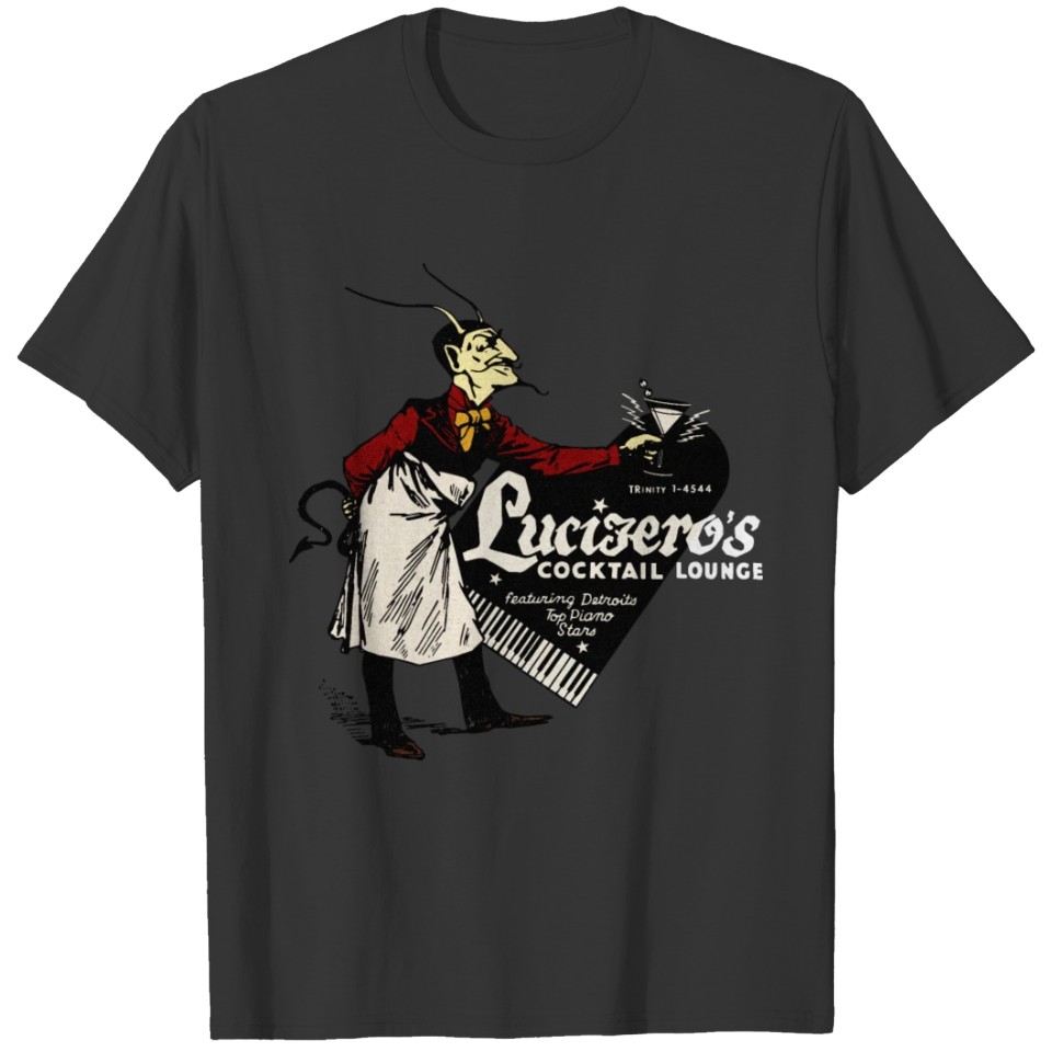 Vintage Detroit Italian Piano Bar T Shirts