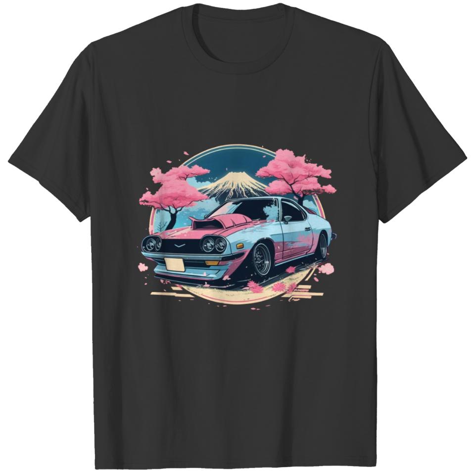 Majestic Mount Fuji and Classic Car T Shirts