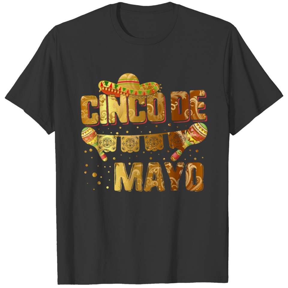 Happy Cinco De Mayo Mexican Vintage Men Women T Shirts