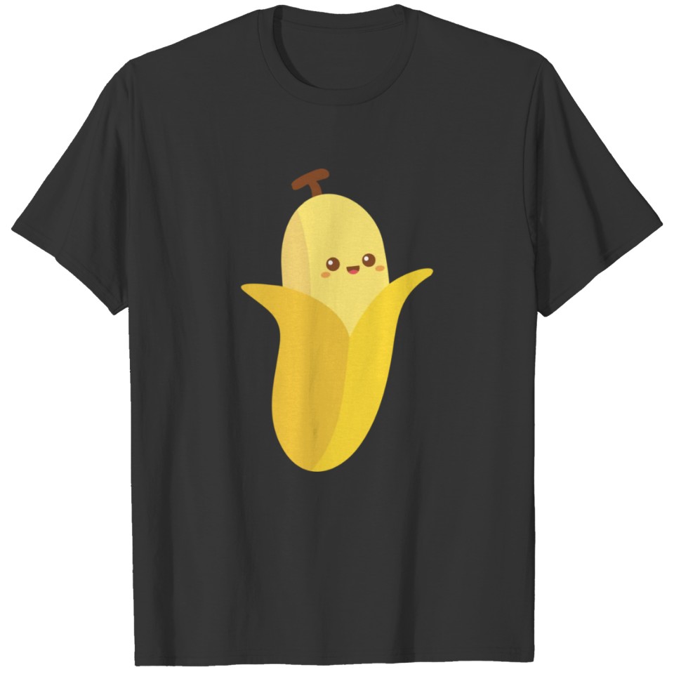 Cute Happy Banana Fruit T Shirts