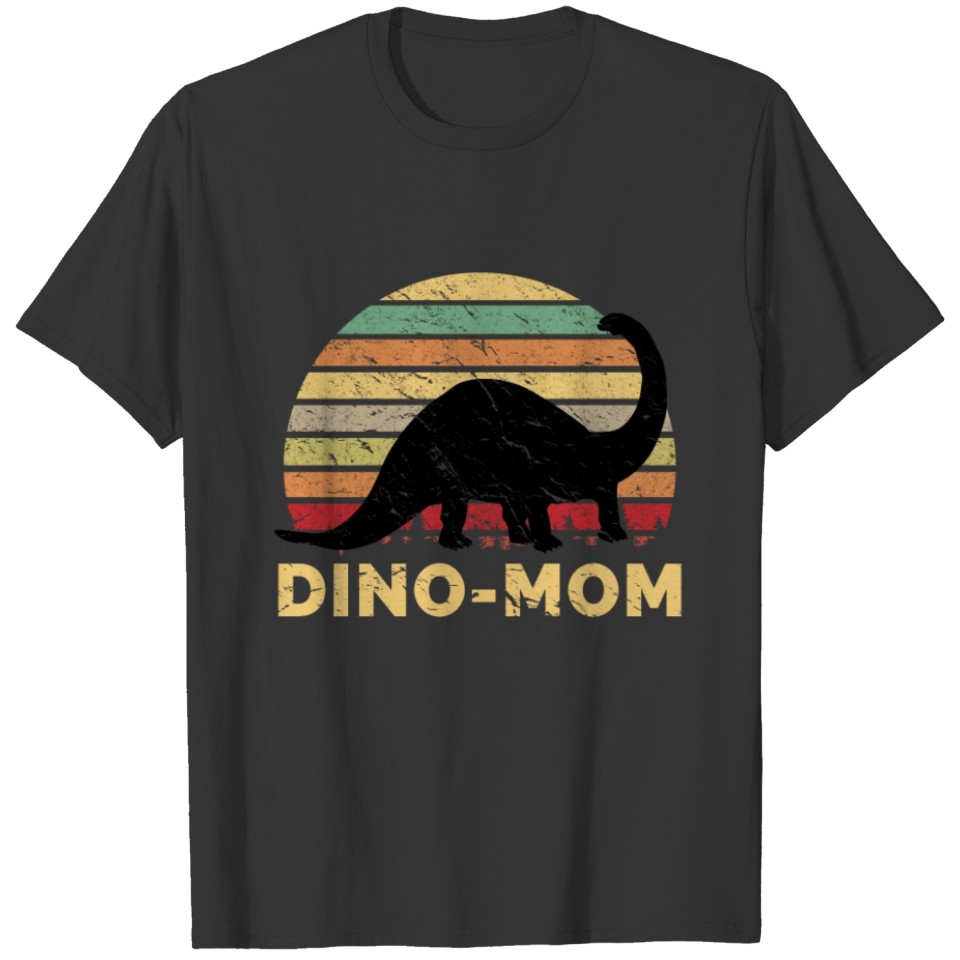 DinoMama DinoMom Dino Mom Dino-Mom Mother DinoFami T Shirts