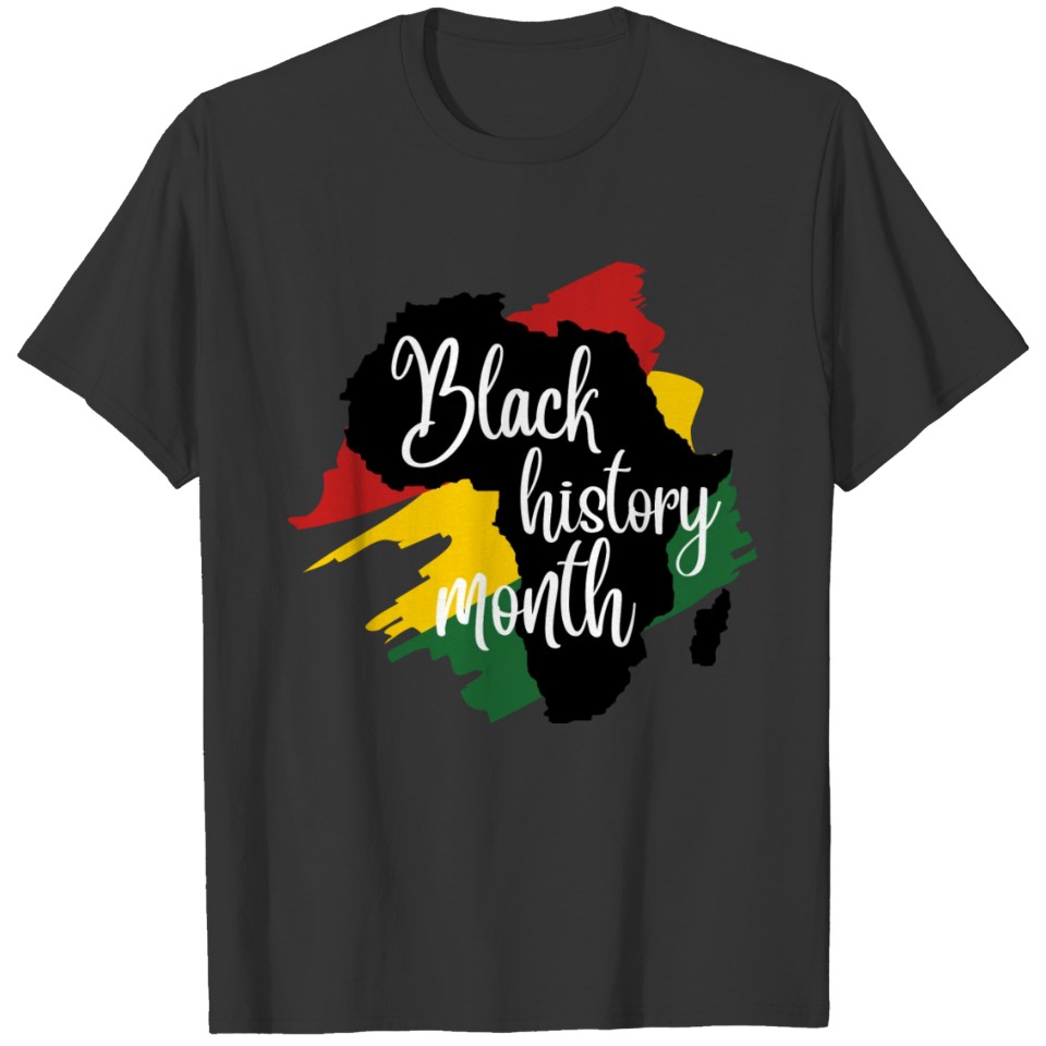 Black history month_ for men and women. T Shirts