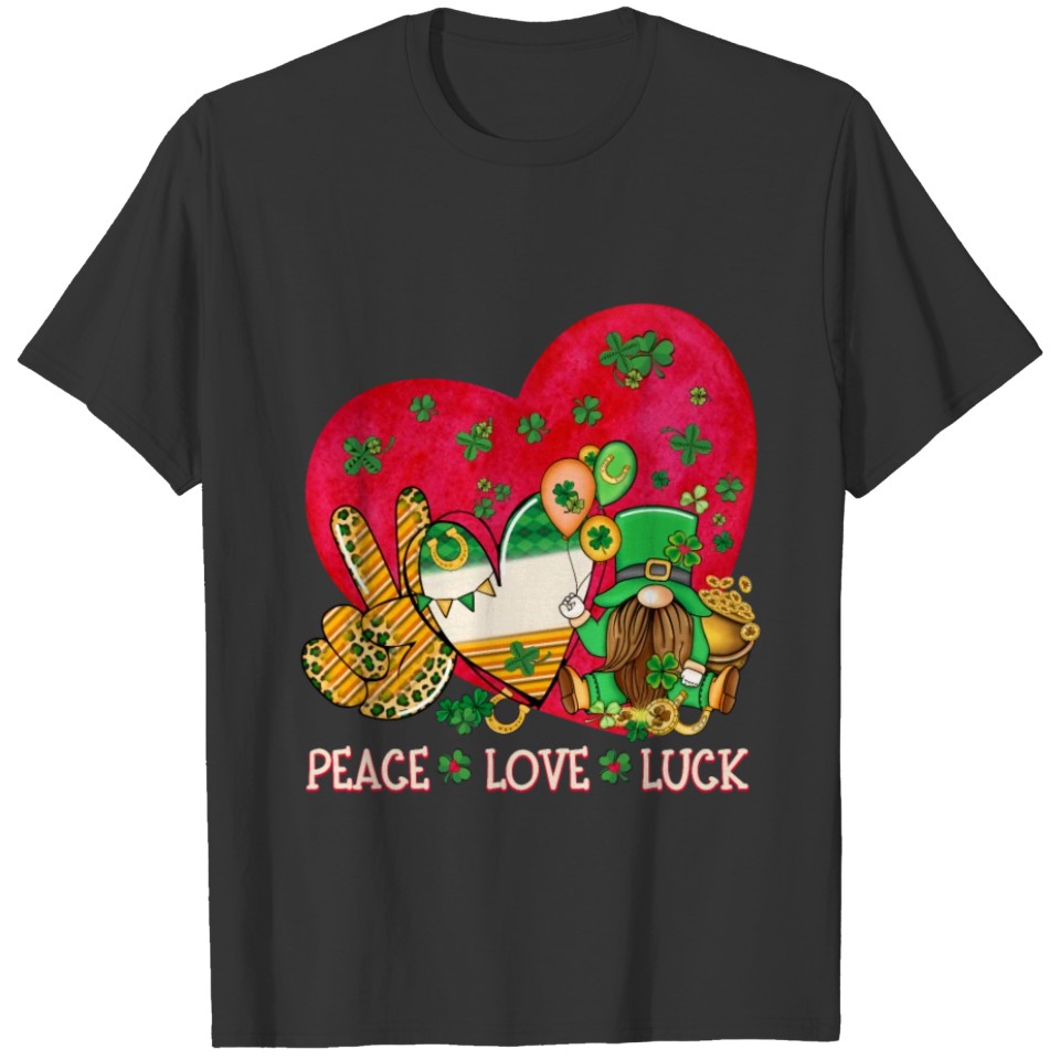 Peace Love Luck - women & girls T Shirts