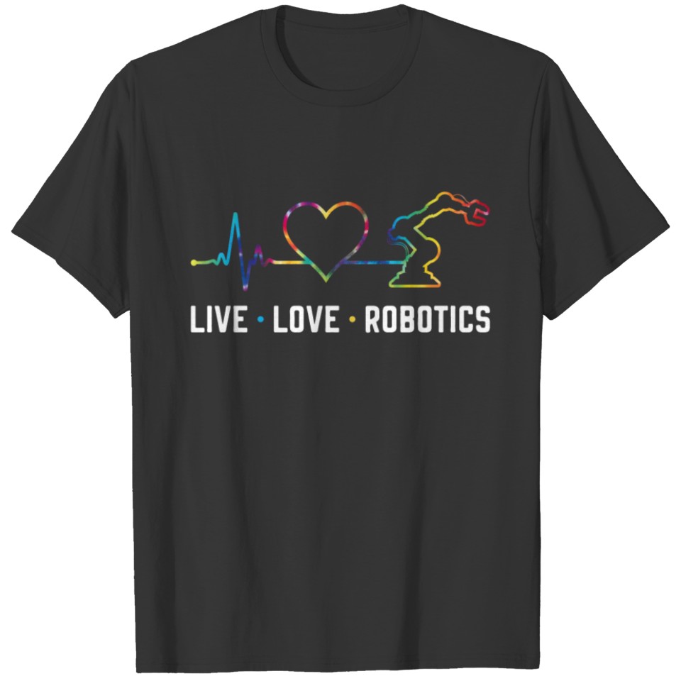 Robot Robotics Engineer Tie Dye T Shirts