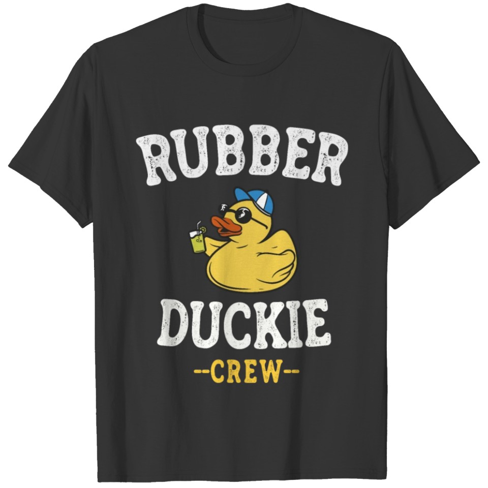 Rubber Duck Yellow Duckie Crew Bath Ducks Duckling T Shirts