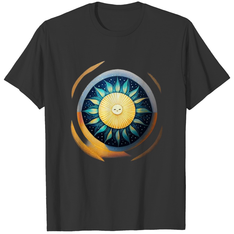 Sun Lost in Universe Abstract Sun T Shirts