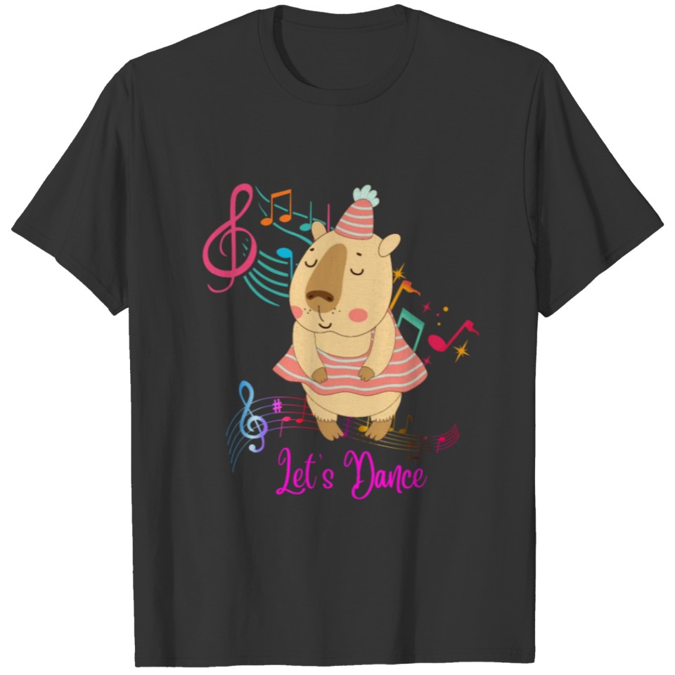 Capybara: Let's Dance T Shirts