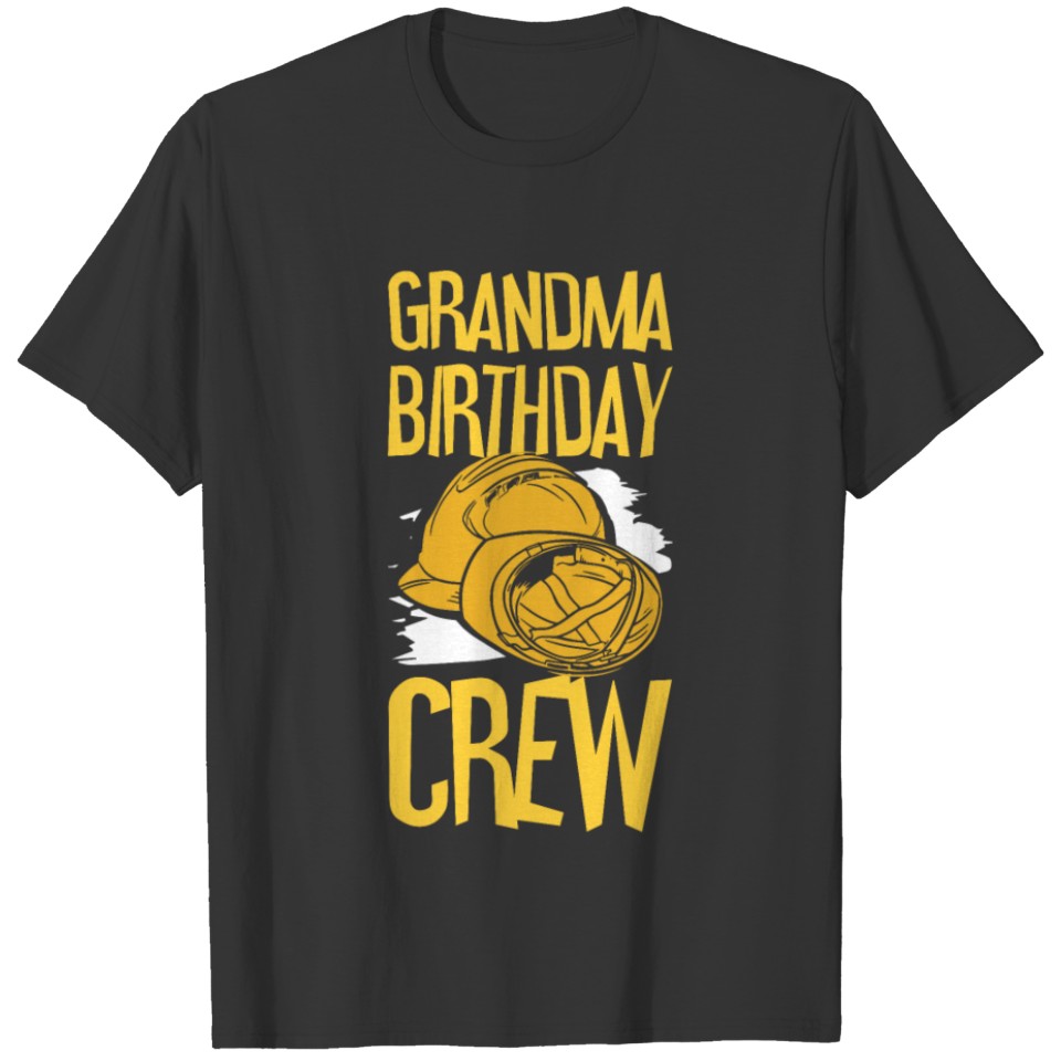 Grandma Of The Birthday Crew - Birthday T Shirts