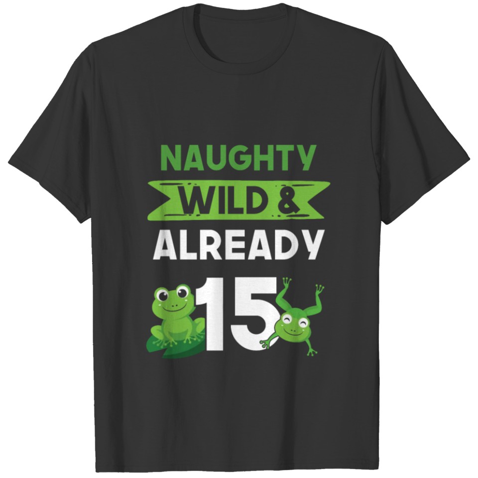 Gift 15 years birthday girl boy Frog T Shirts