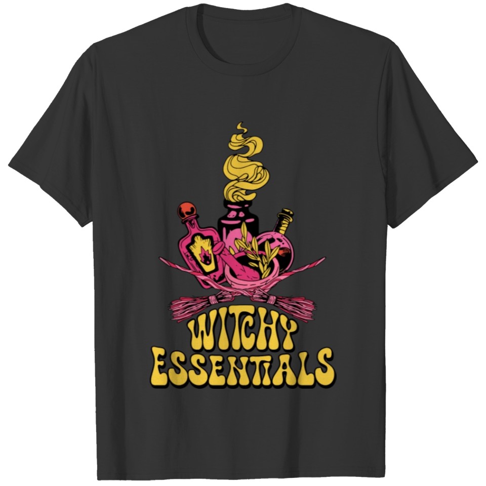 Purple Pink Witch Crafts Potions And Essentials T Shirts