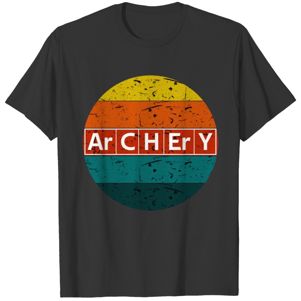 Funny Archery - table of elements T Shirts