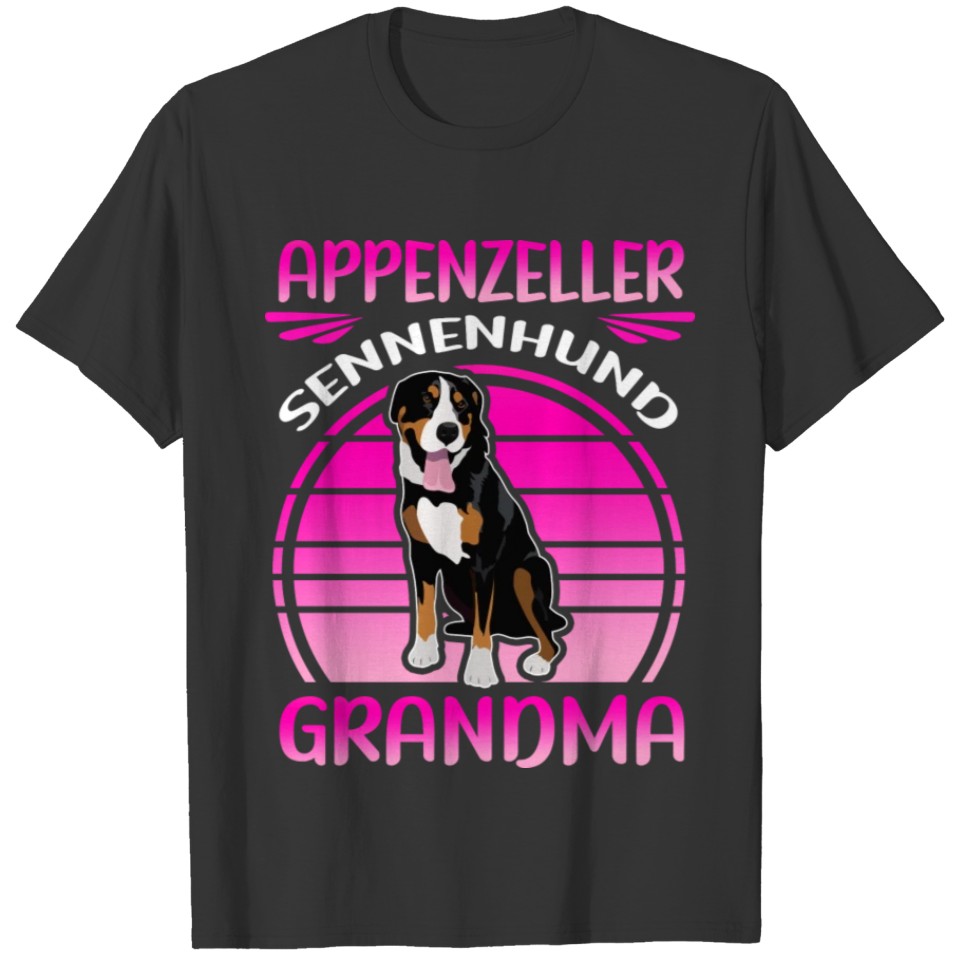 Appenzeller Sennenhund Grandma Dog Owner T Shirts