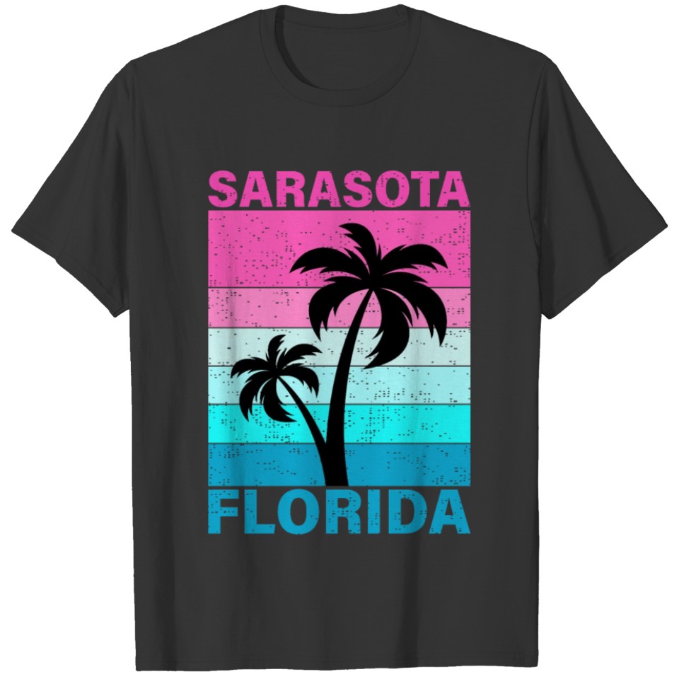 Family Vacation Vintage Florida Sarasota Beach T Shirts