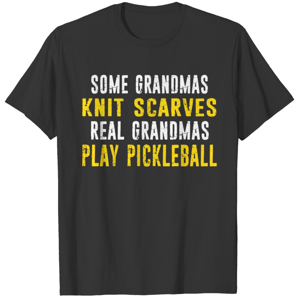 Pickleball Season Grandma Player Paddle Funny T Shirts