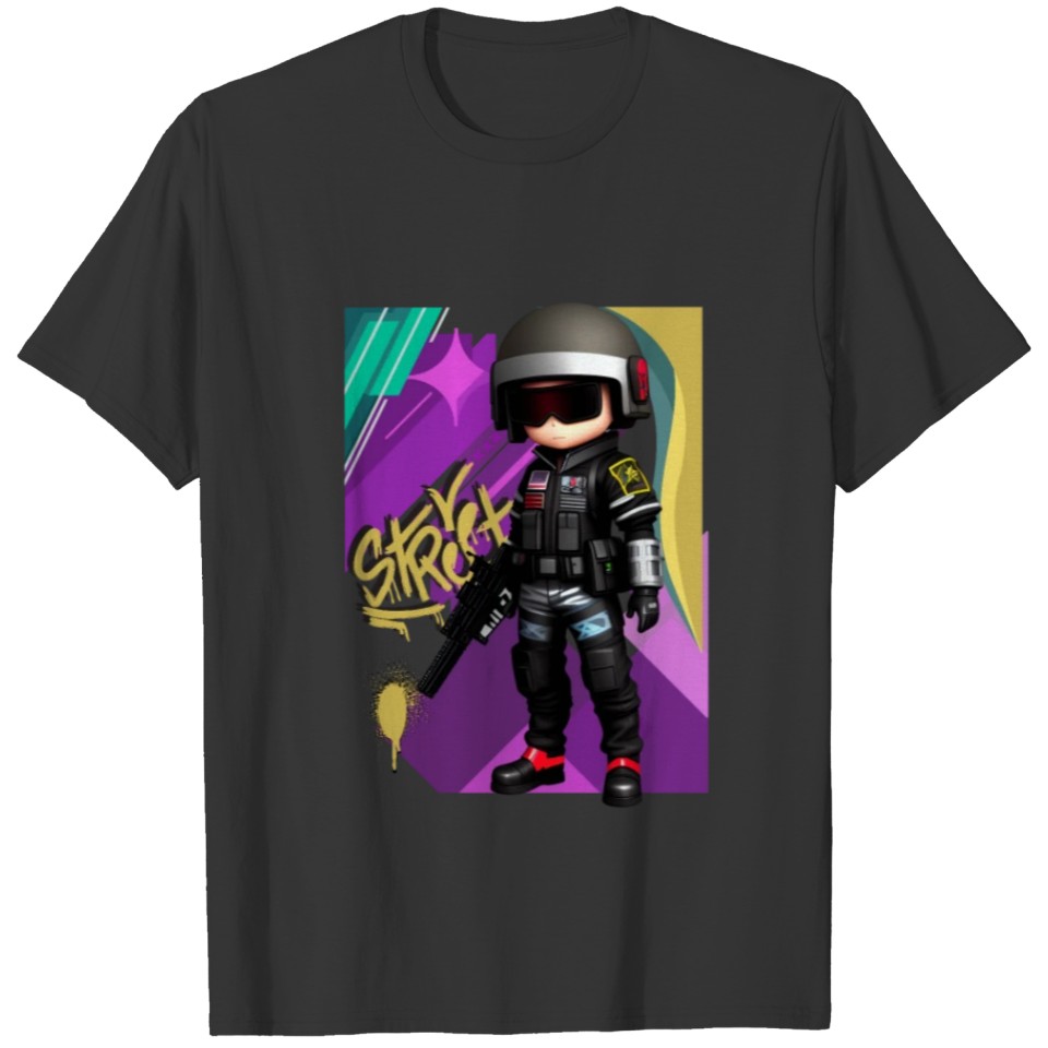 Chibi Soldier: A Cute Military Design 5 T Shirts