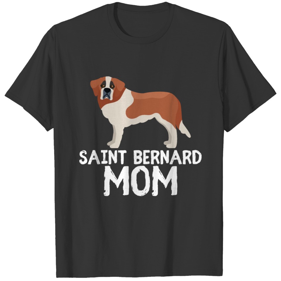saint bernard mom T Shirts