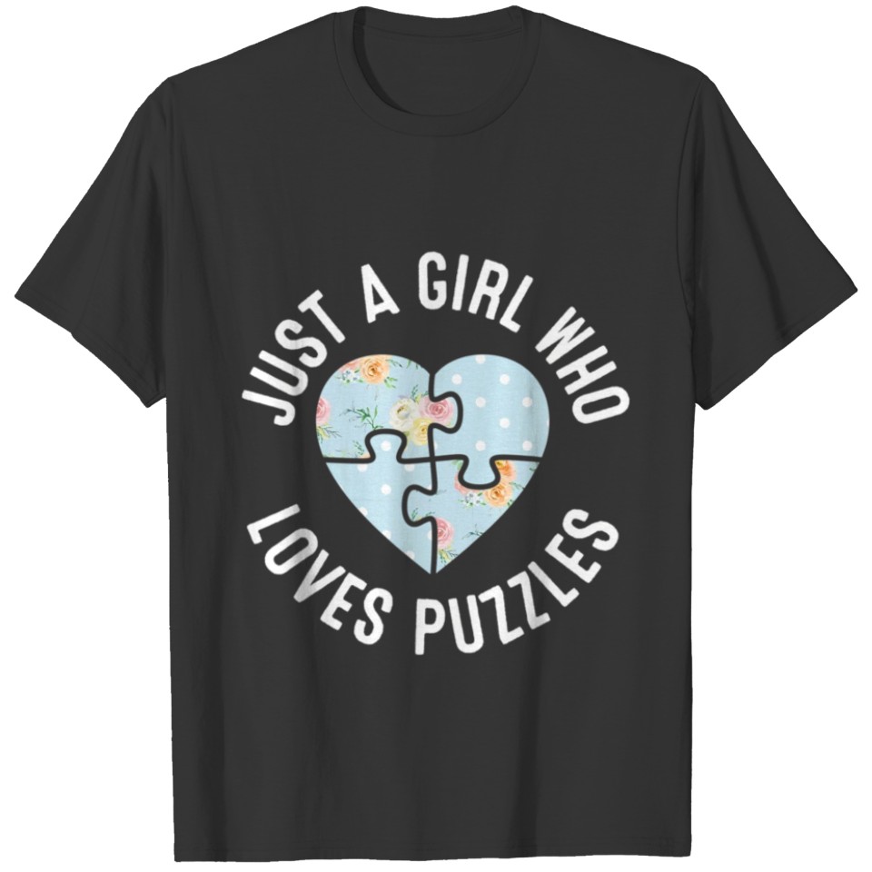 Just A Who Loves Puzzles Jigsaw Puzzless T Shirts