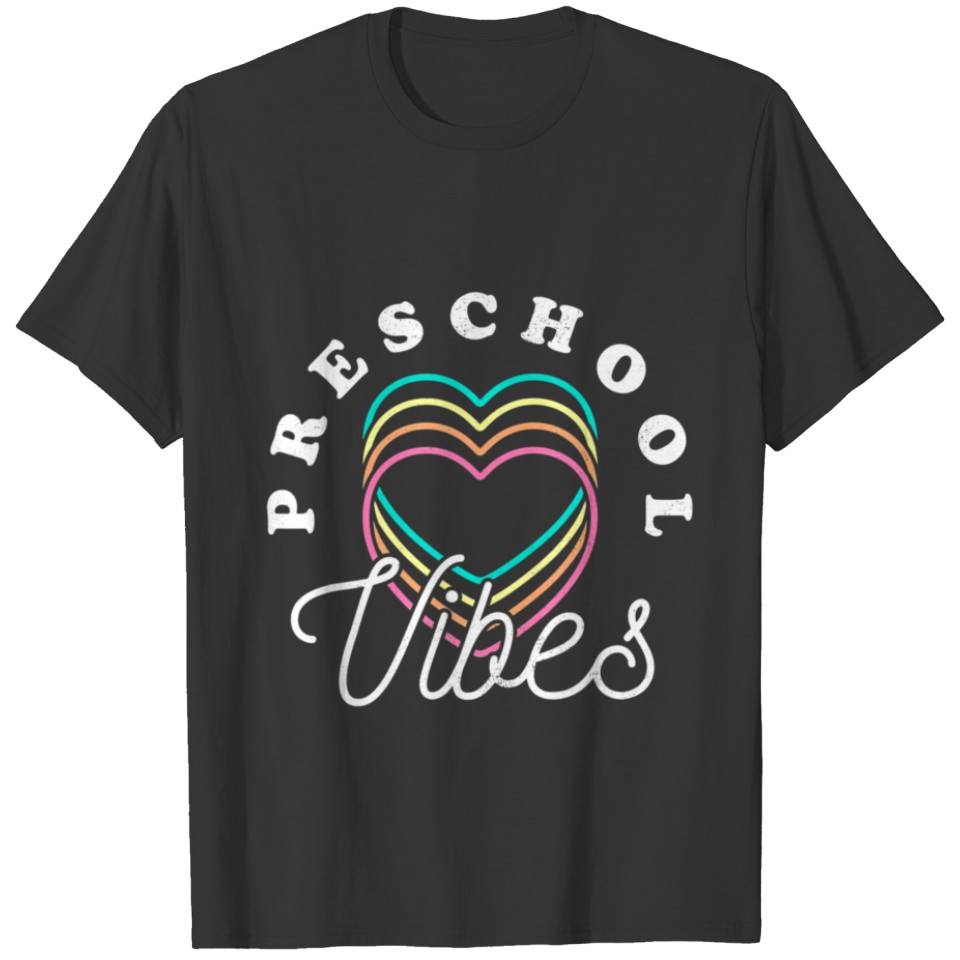 Preschool Vibes Back To School Student Teacher T Shirts