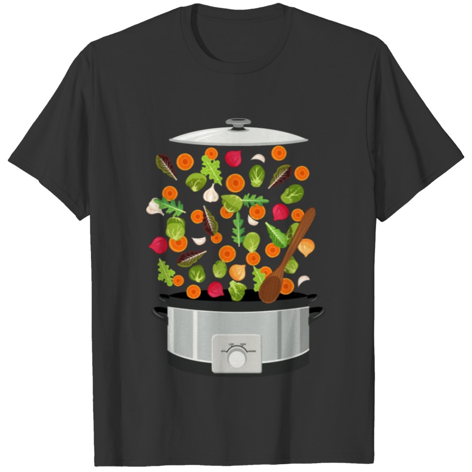 Flying Vegetable Explosion T Shirts